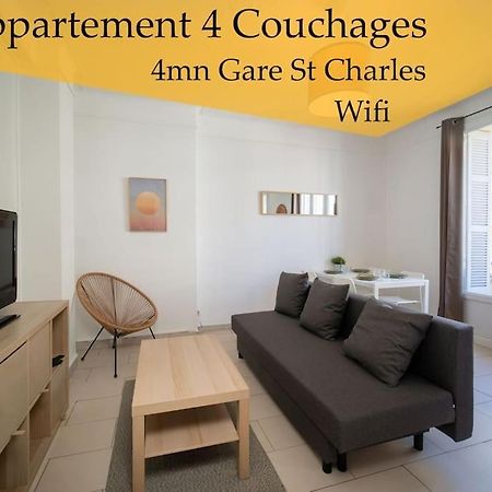 Appartement Tout Equipe Balcon 4 Pers St Charles 马赛 外观 照片